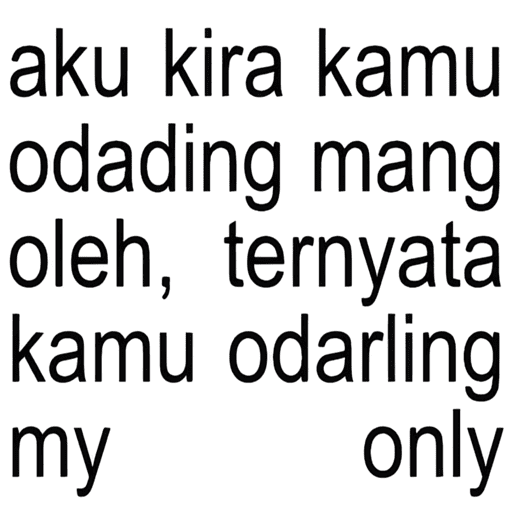 Teks anomali capilak😛 3