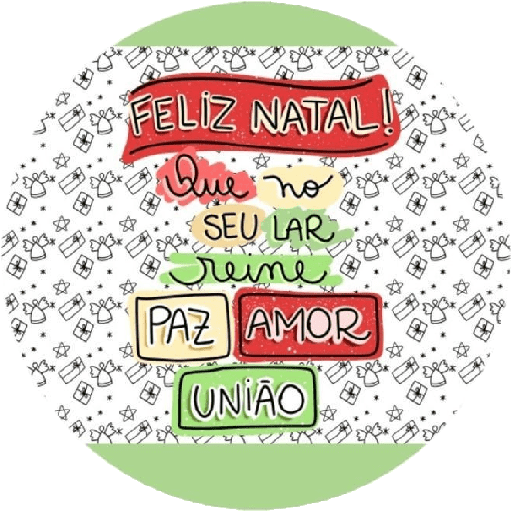 🎅🏻 Adesivos | Dizeres de Natal 11