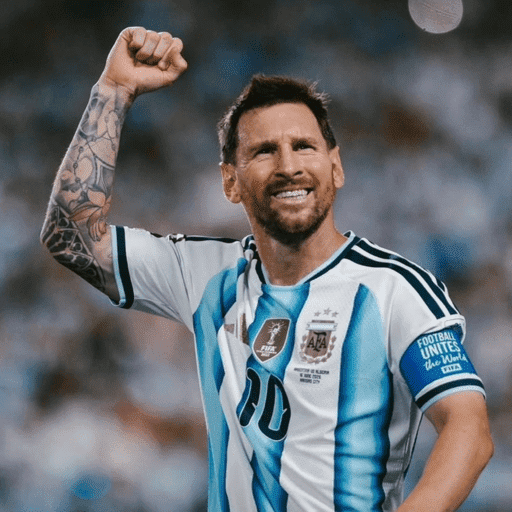 Messi Argentina  8