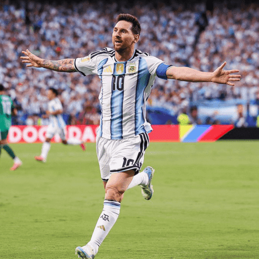 Messi Argentina  1