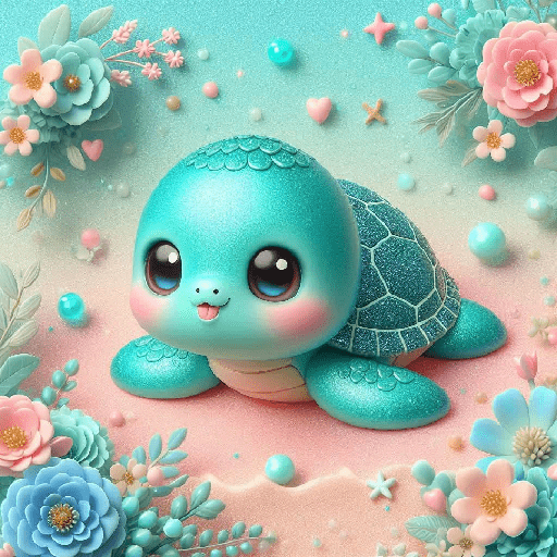 Tortugas con 🌸🌹🌺🐢 17