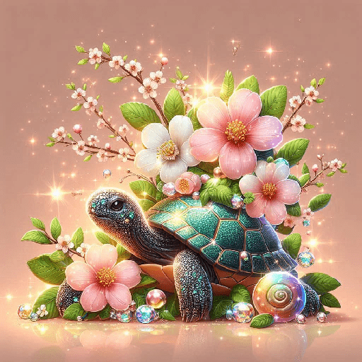 Tortugas con 🌸🌹🌺🐢 11