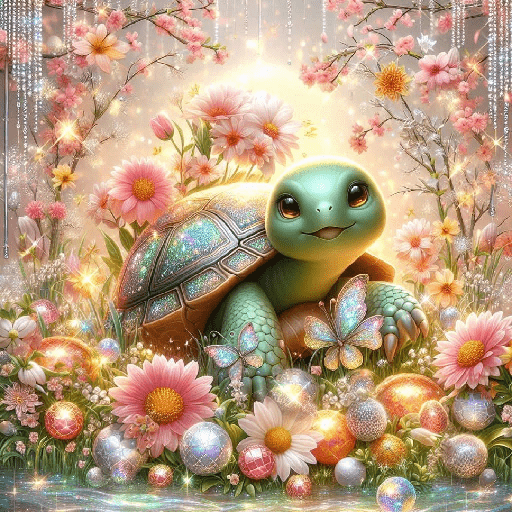Tortugas con 🌸🌹🌺🐢 4