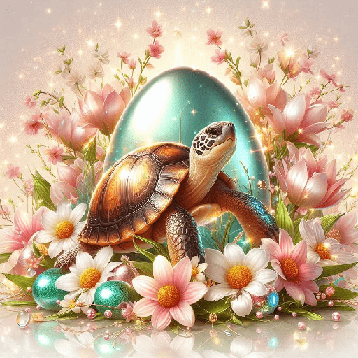 Tortugas con 🌸🌹🌺🐢 10