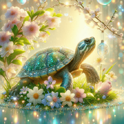 Tortugas con 🌸🌹🌺🐢 7