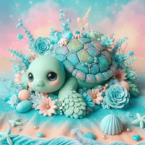 Tortugas con 🌸🌹🌺🐢 12
