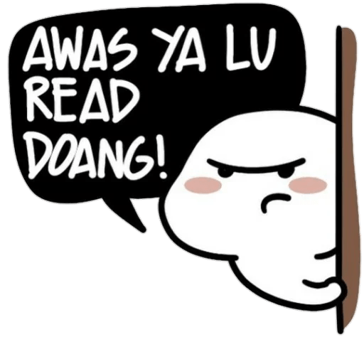 Stiker lucu 9