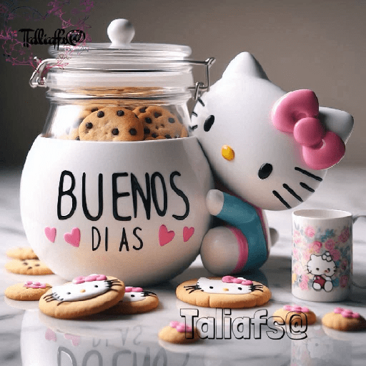 Buenos dias con kitty 7