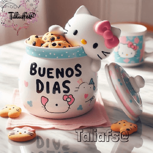 Buenos dias con kitty 2