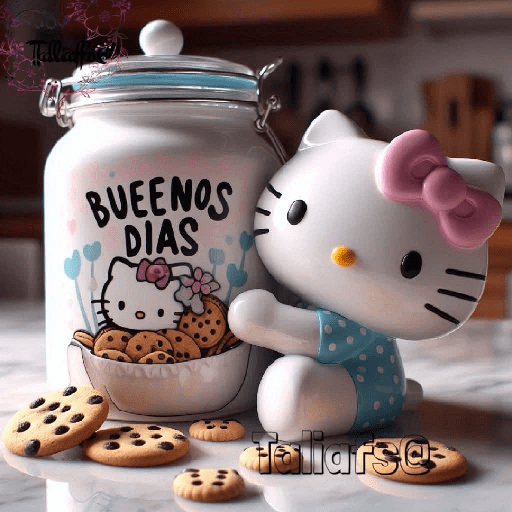 Buenos dias con kitty 8