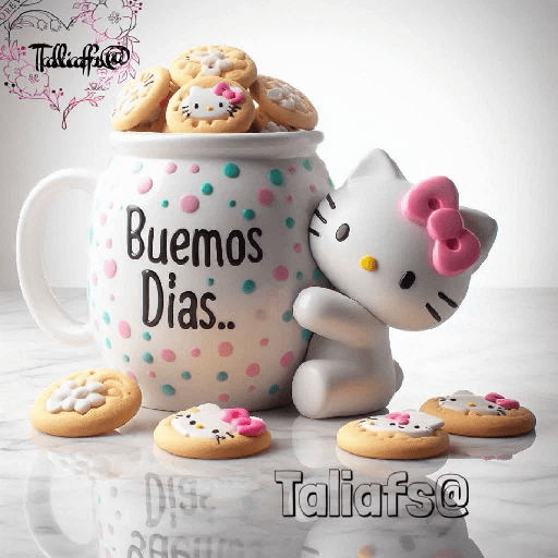 Buenos dias con kitty 1