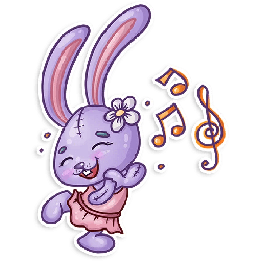 Conejo Cute Pascua 🐰🌸💜 9