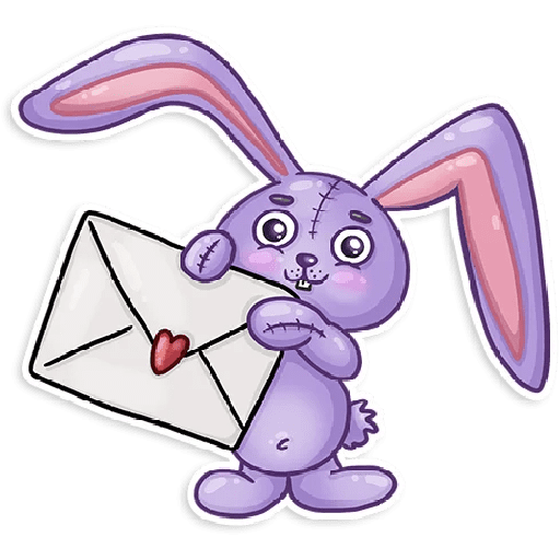 Conejo Cute Pascua 🐰🌸💜 6