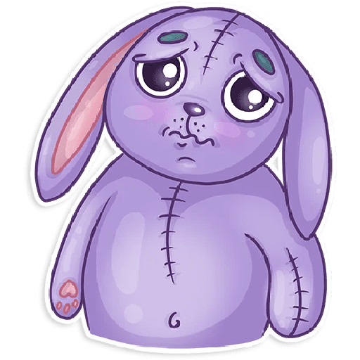 Conejo Cute Pascua 🐰🌸💜 12