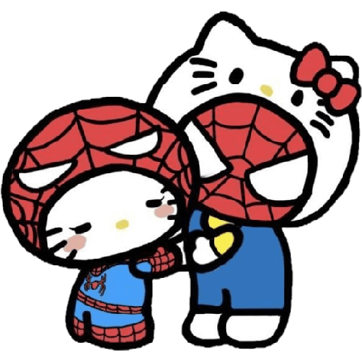 Hello Kitty y Spiderman  2