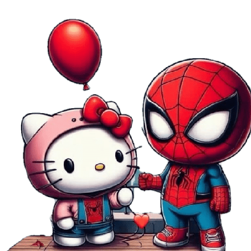 Hello Kitty y Spiderman  10