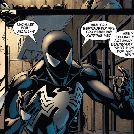 Black suit spiderman  18