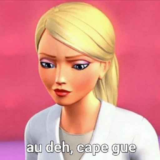 Sticker barbie random meme 27