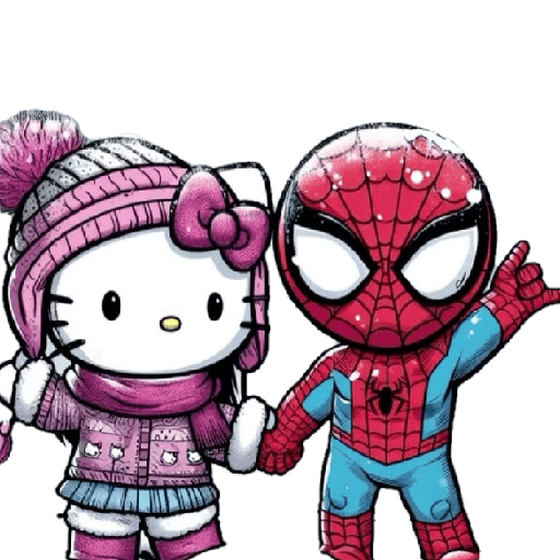 Hello Kitty y Spiderman  9