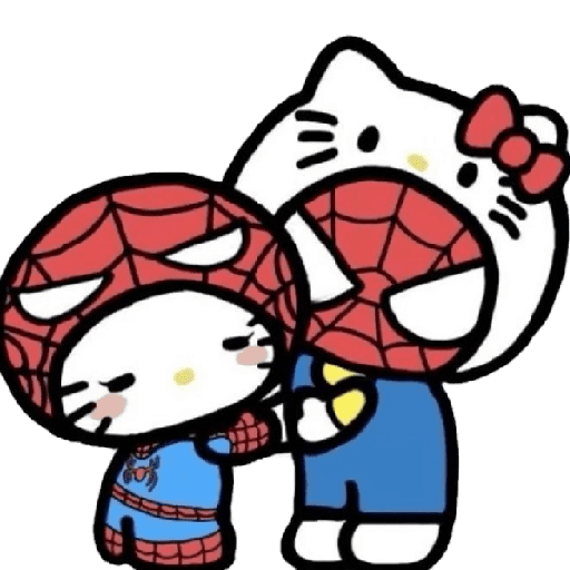 Hello Kitty y Spiderman  13
