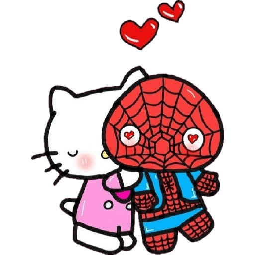Hello Kitty y Spiderman  7