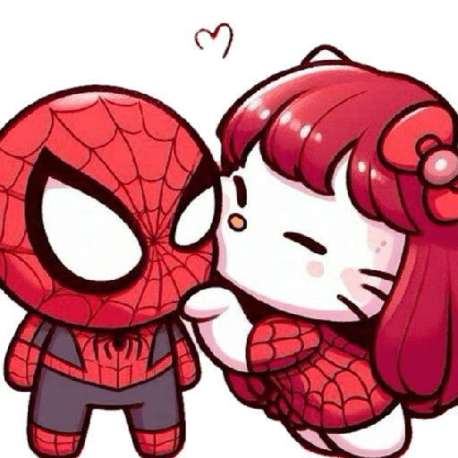 Hello Kitty y Spiderman  4