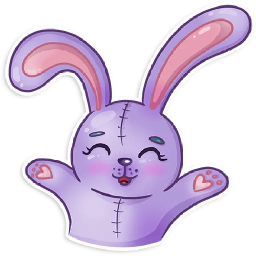 Conejo Cute Pascua 🐰🌸💜 2