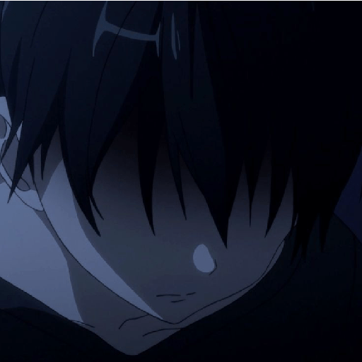 Anime sad boy 15