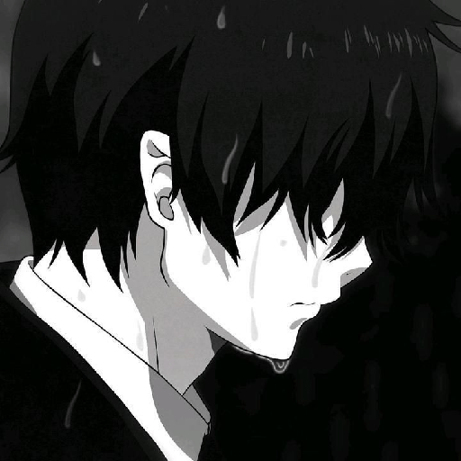 Anime sad boy 13