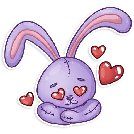 Conejo Cute Pascua 🐰🌸💜 5