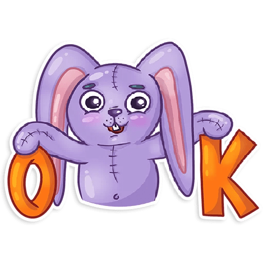 Conejo Cute Pascua 🐰🌸💜 4