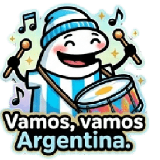   FLORK HINCHA ARGENTINO 🇦🇷⭐🏆🥁 1