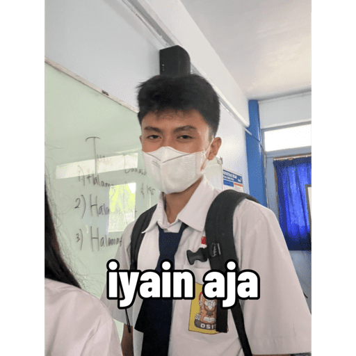 Stiker Saya 12