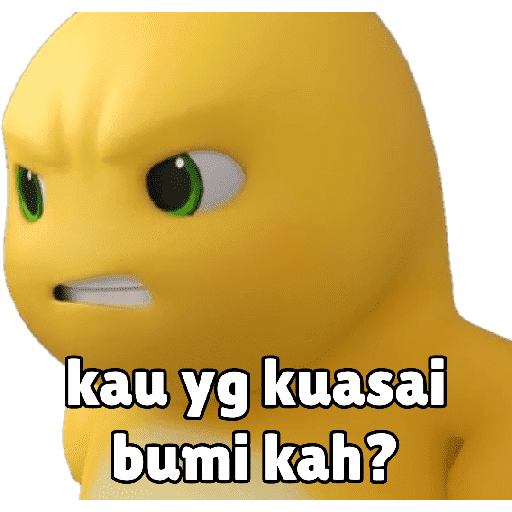Dino Kuning NailoongSticker110 3