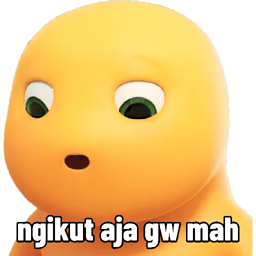 Dino Kuning NailoongSticker110 20