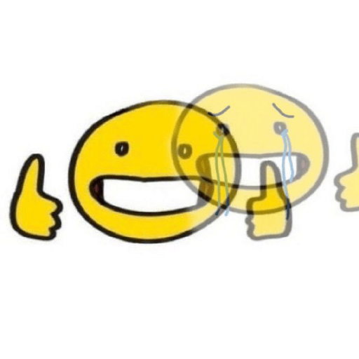 Fake smile cry