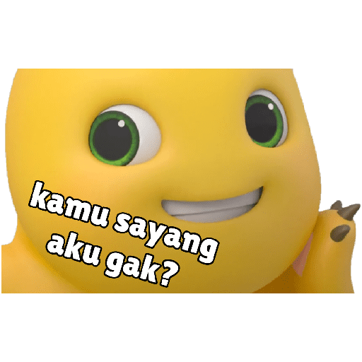 Dino Kuning NailoongSticker110 26