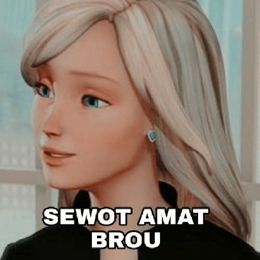 Sticker barbie random meme 10