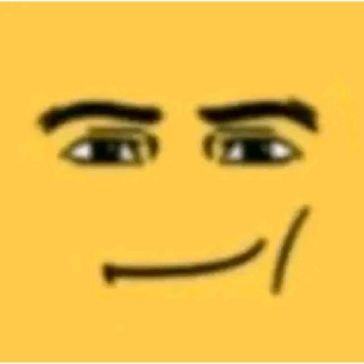 Cara de roblox hombre 7