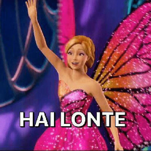 Sticker barbie random meme 1