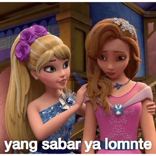 Sticker barbie random meme 4