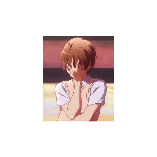 Anime sad boy 1