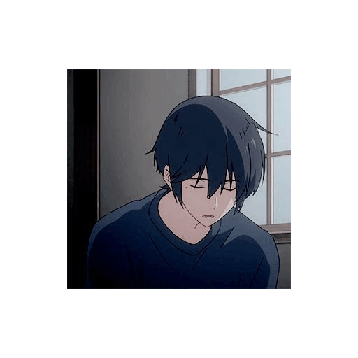 Anime sad boy 8