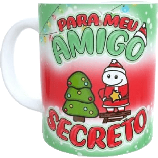 Caneca flork de frases🎅 natal 8