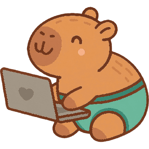 Capibara kawaii de verano 🏖 8