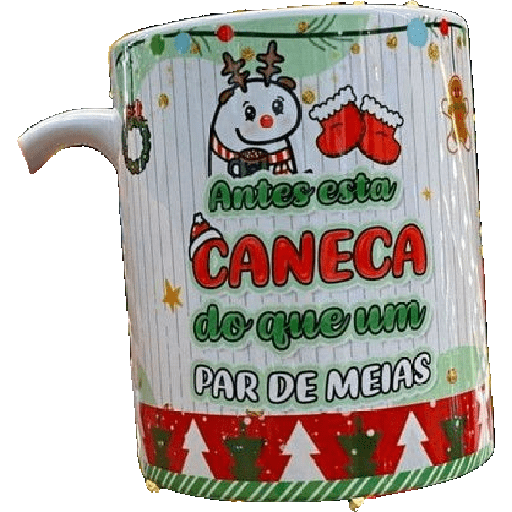Caneca flork de frases🎅 natal 14