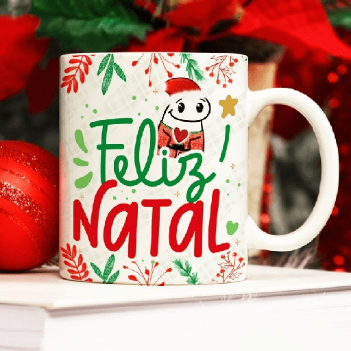 Caneca flork de frases🎅 natal 15