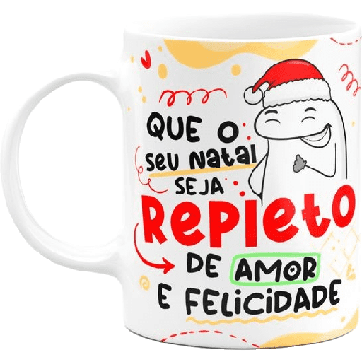 Caneca flork de frases🎅 natal 16