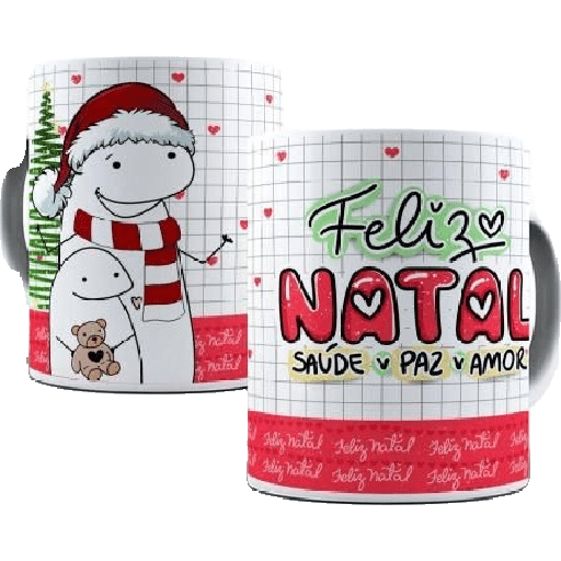 Caneca flork de frases🎅 natal 7
