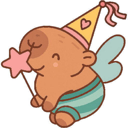 Capibara kawaii de verano 🏖 10